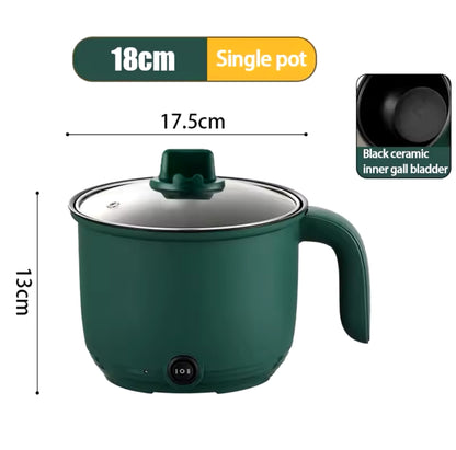 1.5L Mini Electric Rice Cooker & Cooking Pot – Non-Stick, Portable, Multifunctional Stockpot for Home, Room, Etc, Use.