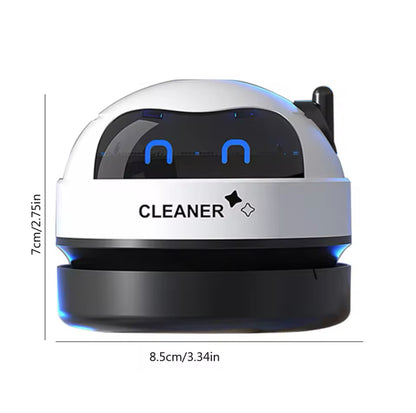 Portable Mini Vacuum Cleaner – USB Rechargeable, Wireless Dust Removal for Desk, Table, Home, Office & Car