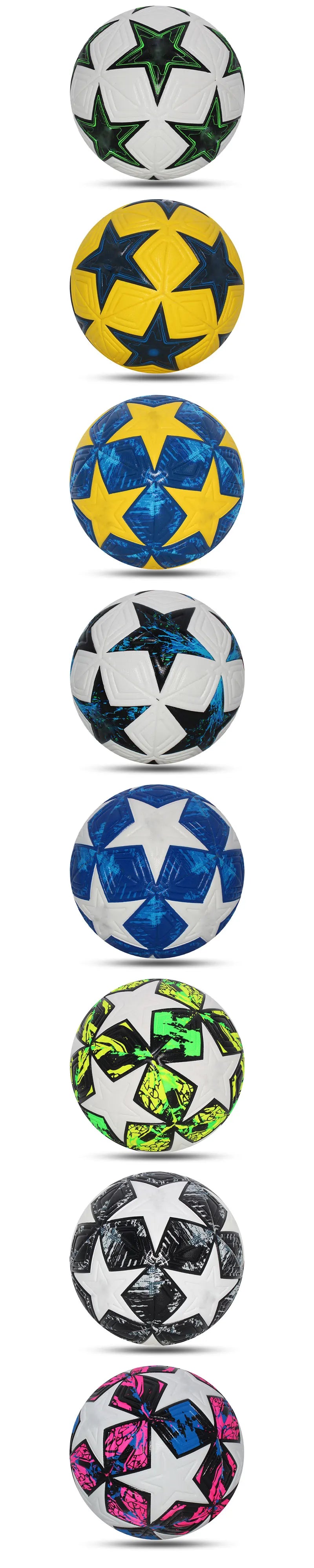 High-Quality PU Material Soccer Ball - Standard Size 5 & Size 4 for Professional Outdoor Matches and Training, Seamless Design