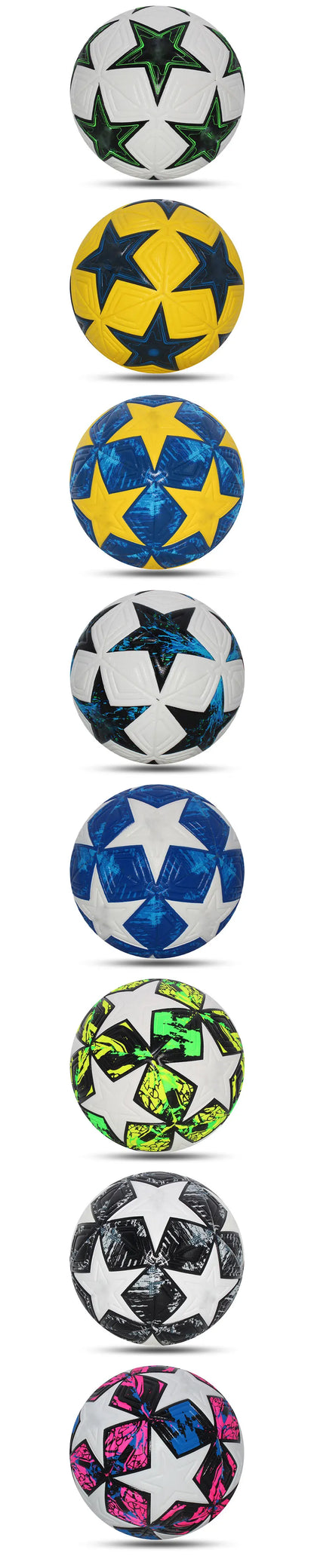 High-Quality PU Material Soccer Ball - Standard Size 5 & Size 4 for Professional Outdoor Matches and Training, Seamless Design